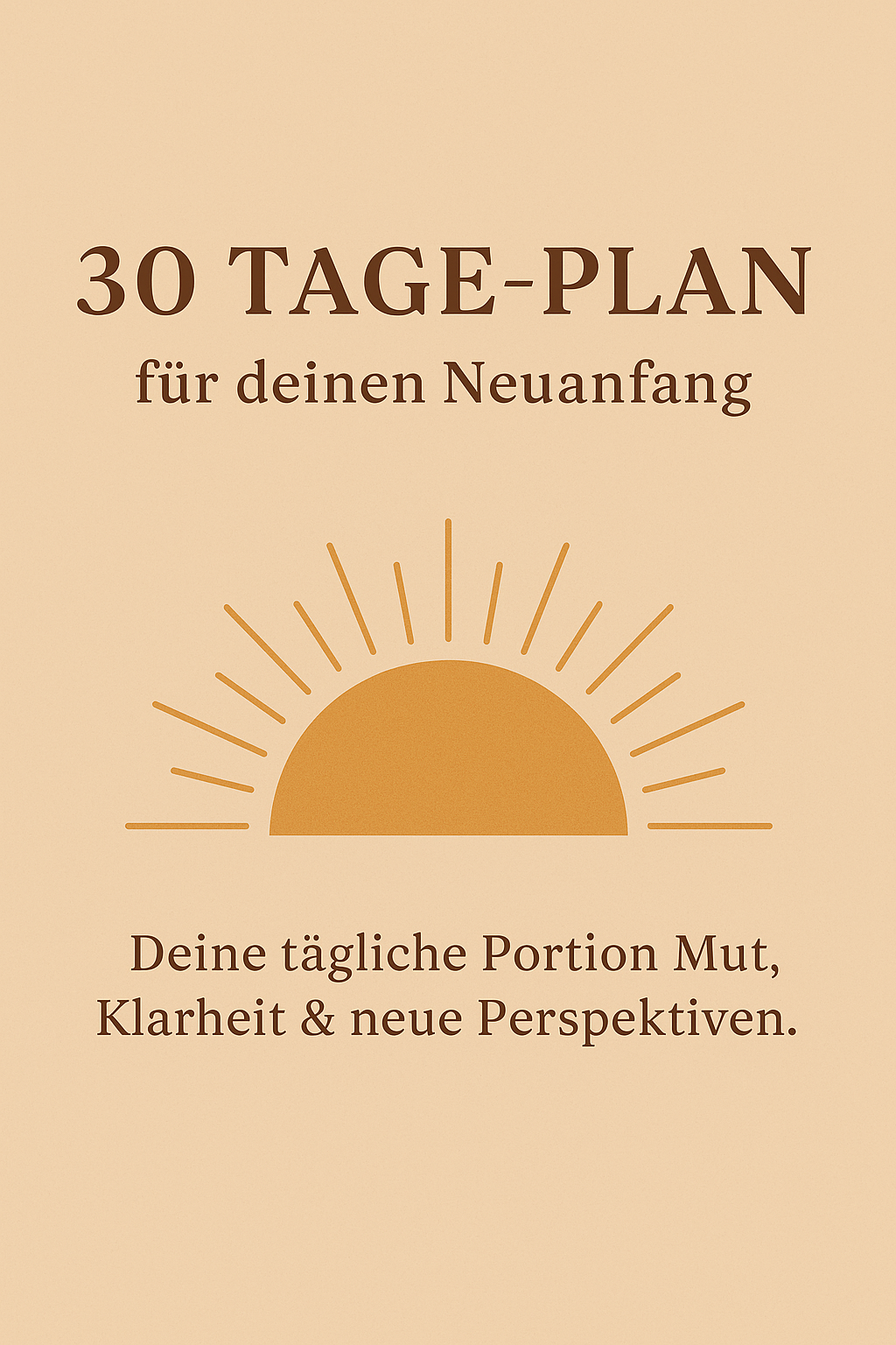 30 Tage Workbook für deinen Neuanfang (PDF)